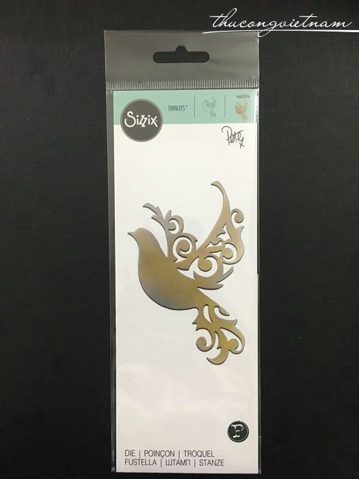 660094-Khuôn cắt Sizzix Thinlits Delicate Wings 